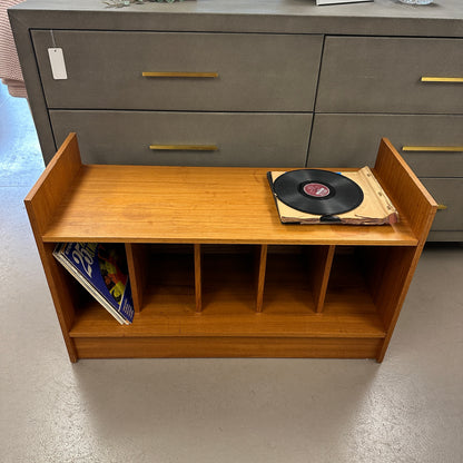 Mid-Century Vinyl Record Media Console