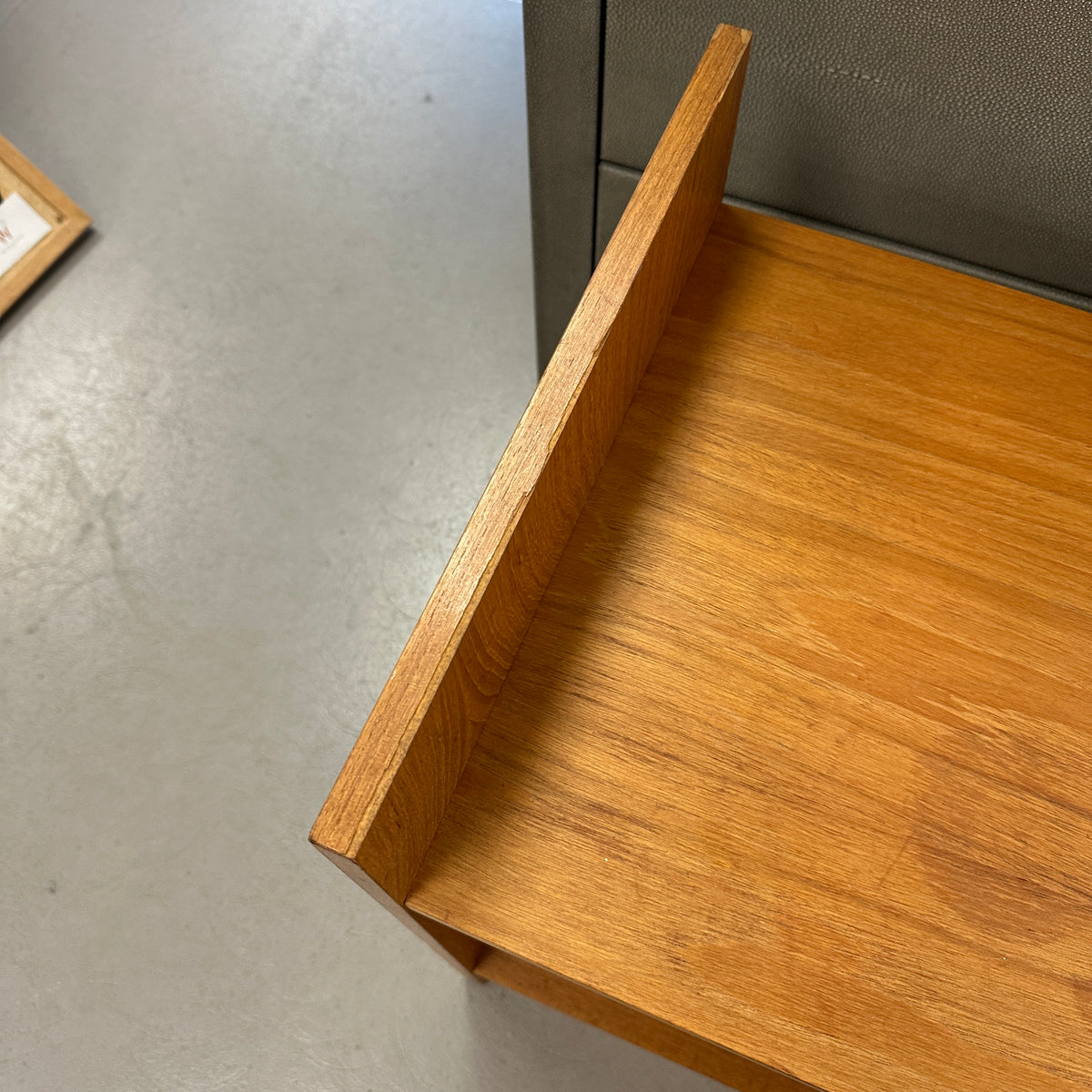 Mid-Century Vinyl Record Media Console
