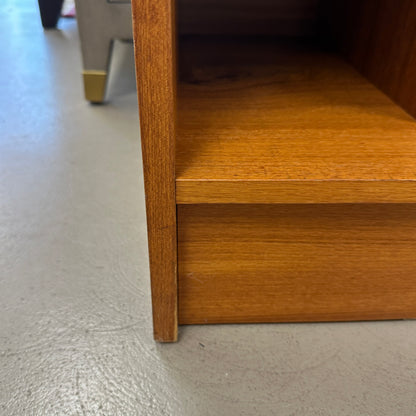 Mid-Century Vinyl Record Media Console