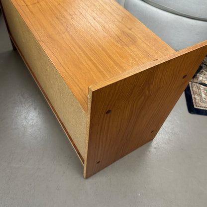 Mid-Century Vinyl Record Media Console