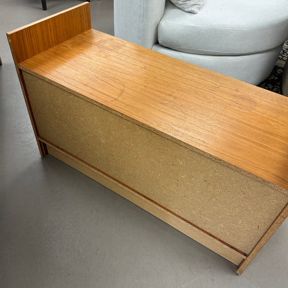 Mid-Century Vinyl Record Media Console