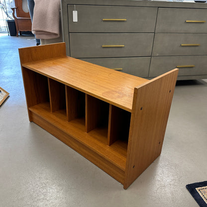 Mid-Century Vinyl Record Media Console