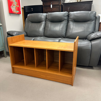Mid-Century Vinyl Record Media Console