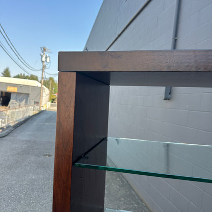 Modern Glass Shelves Bookshelf