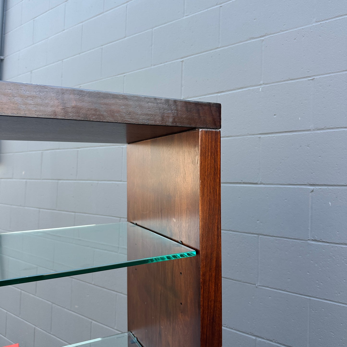 Modern Glass Shelves Bookshelf