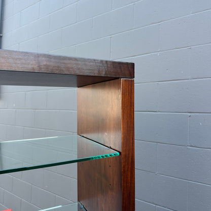 Modern Glass Shelves Bookshelf