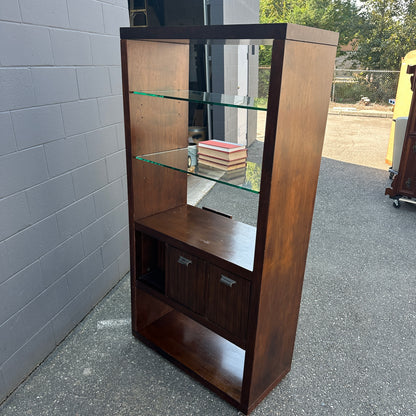 Modern Glass Shelves Bookshelf