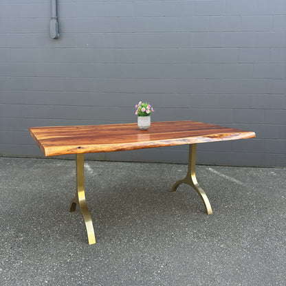 West Elm Cast Trestle Dining Table
