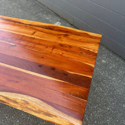 West Elm Cast Trestle Dining Table