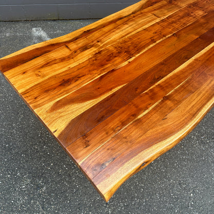 West Elm Cast Trestle Dining Table