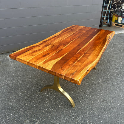 West Elm Cast Trestle Dining Table