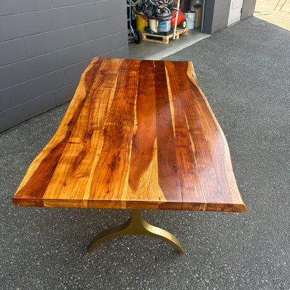 West Elm Cast Trestle Dining Table