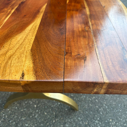 West Elm Cast Trestle Dining Table