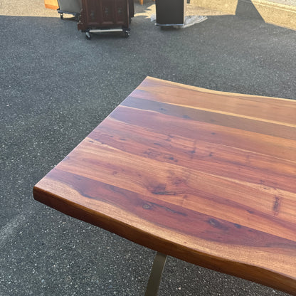 West Elm Cast Trestle Dining Table