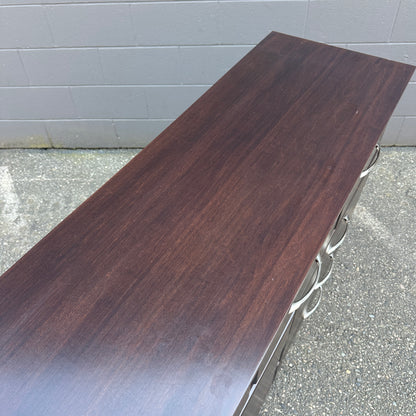Dark Brown Solid Wood Dresser