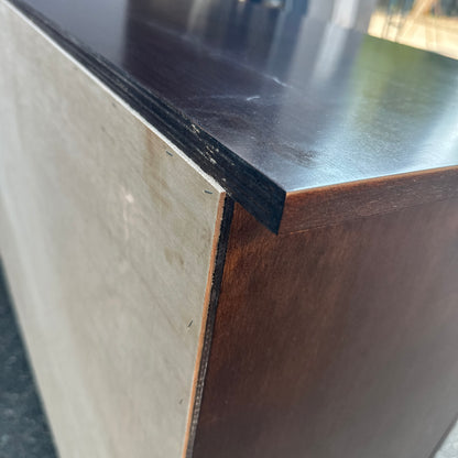 Dark Brown Solid Wood Dresser