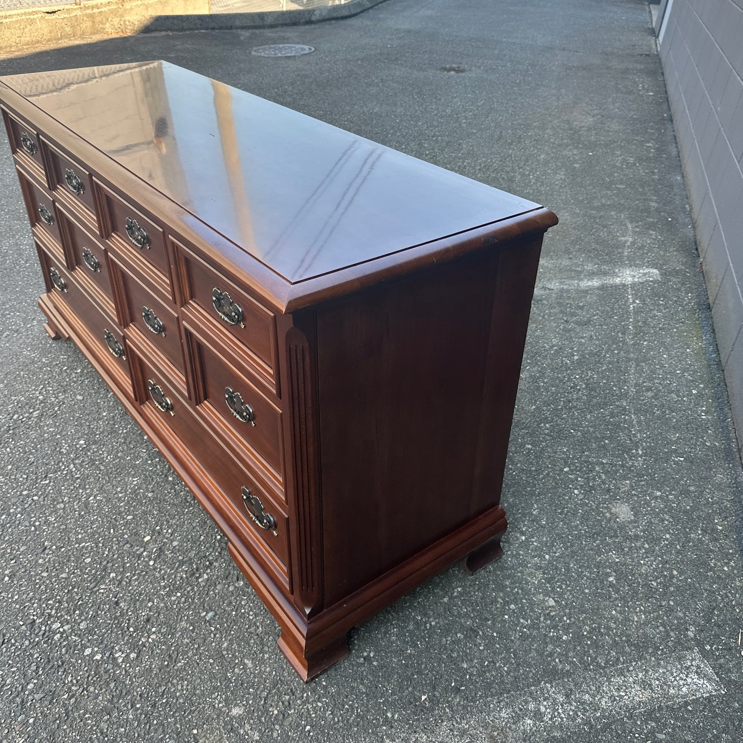 Gibbard Solid Cherry 8 Drawers Dresser