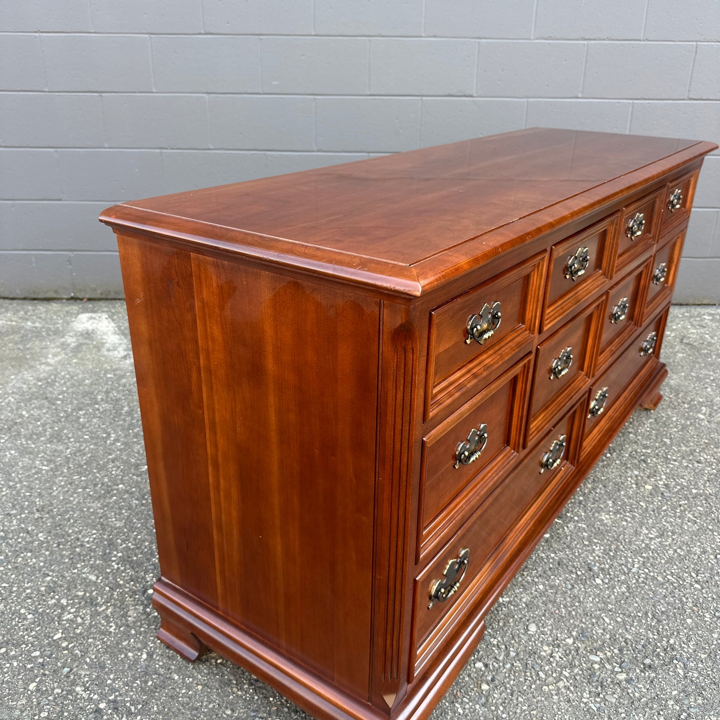 Gibbard Solid Cherry 8 Drawers Dresser