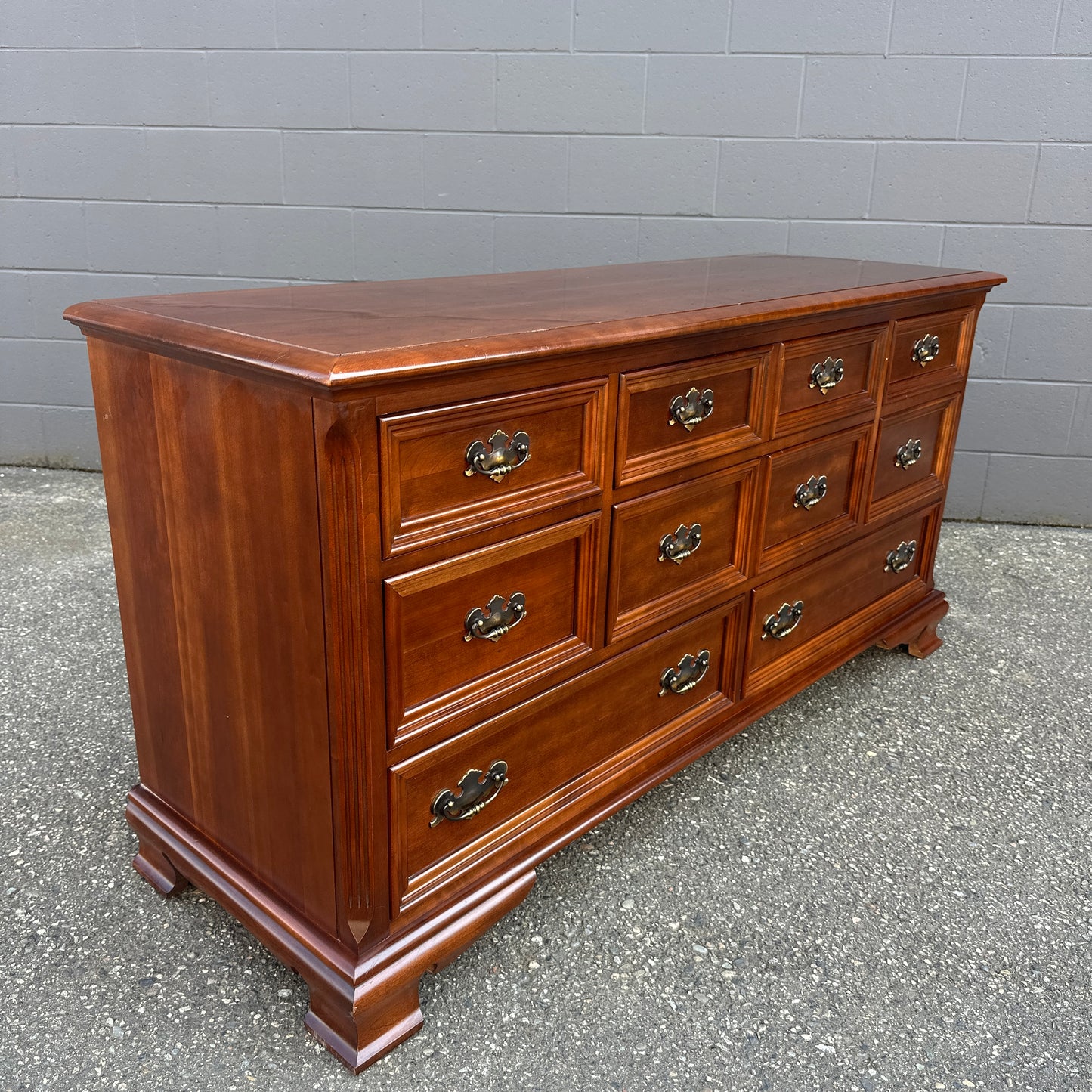 Gibbard Solid Cherry 8 Drawers Dresser