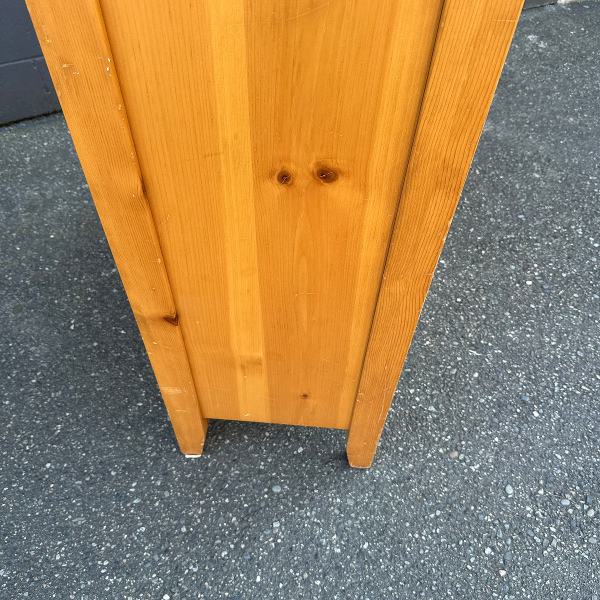 Solid Pine Highboy Dresser