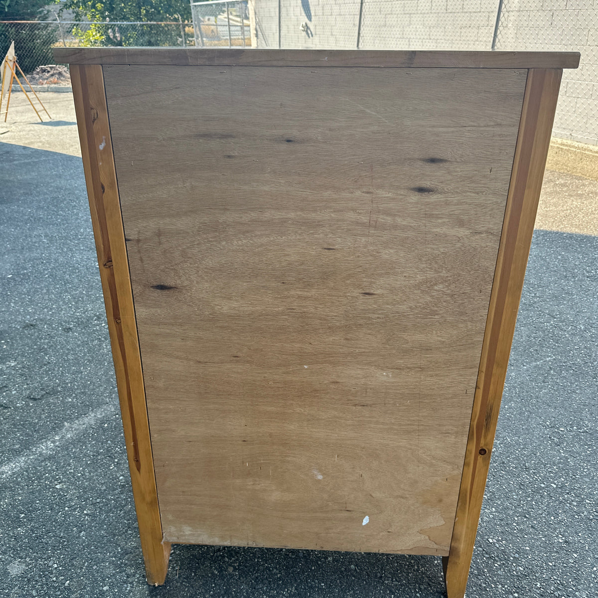 Solid Pine Highboy Dresser