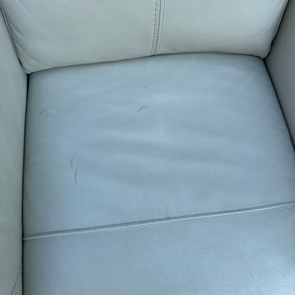Gilman Creek Cream Leather Push Back Recliner (x2)