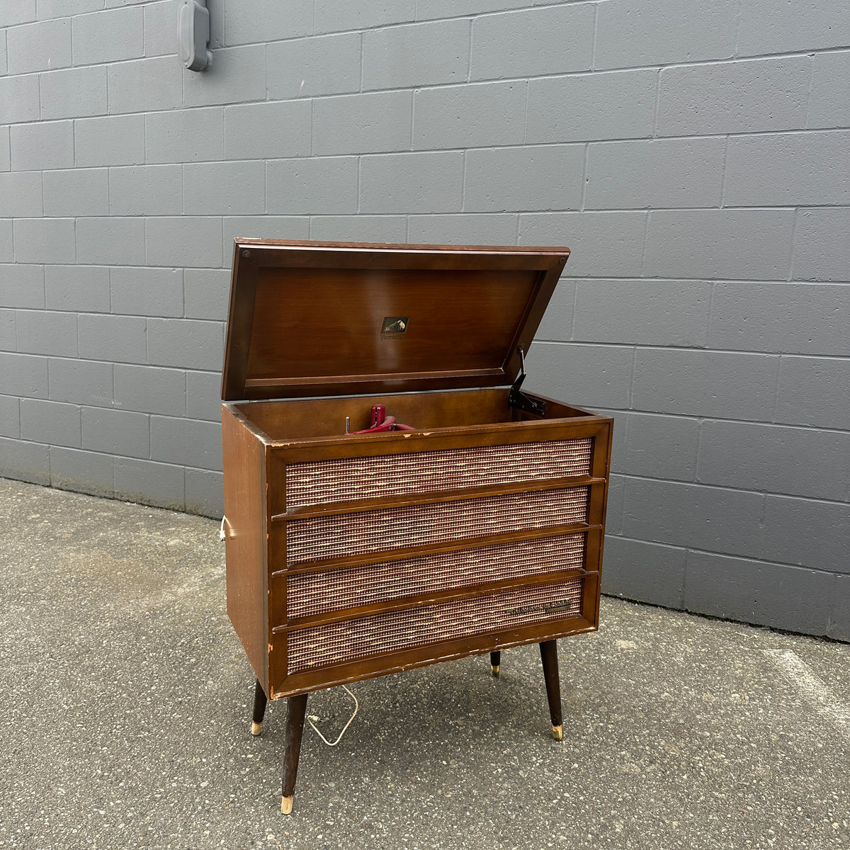Mid-Century Modern RCA Record Player