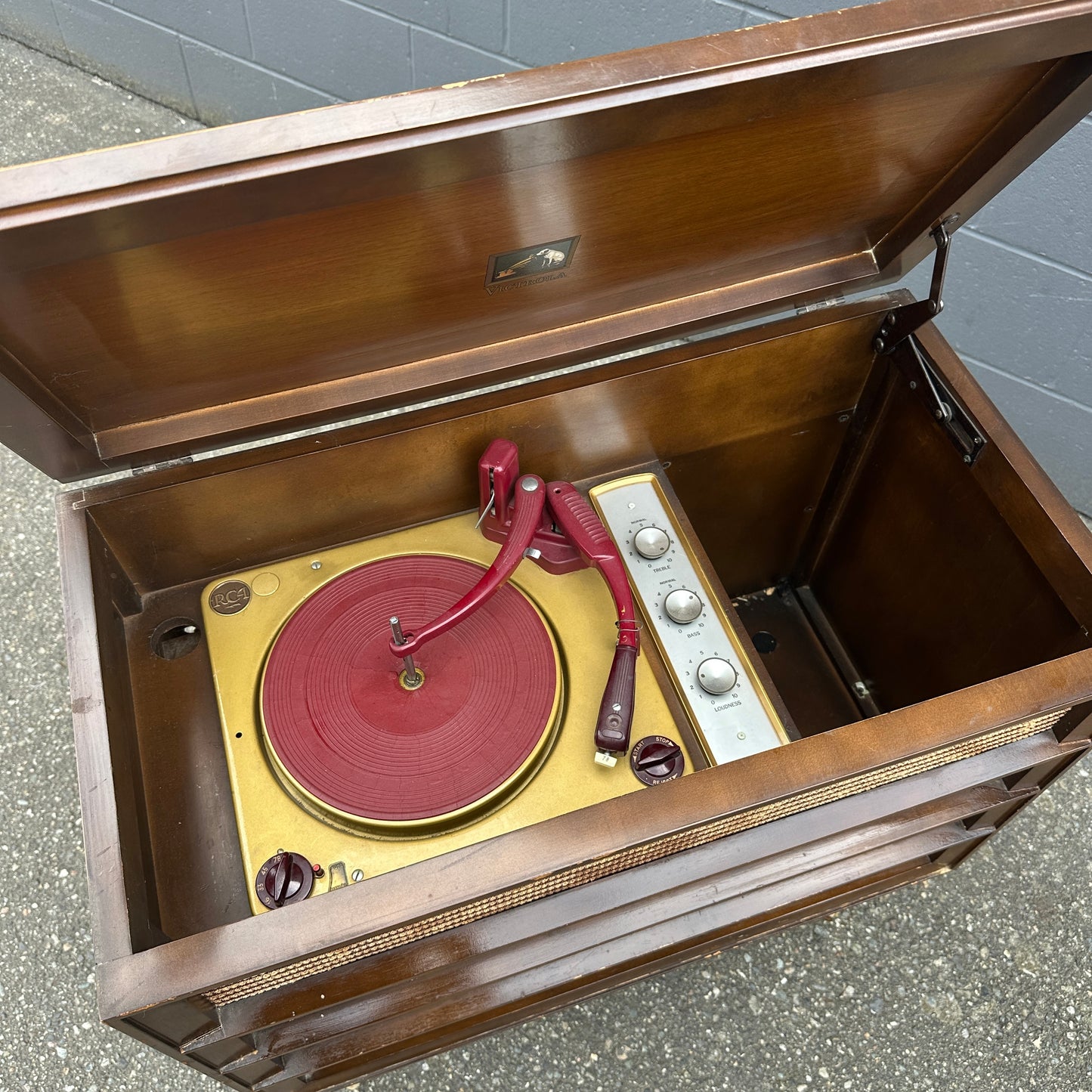 Mid-Century Modern RCA Record Player