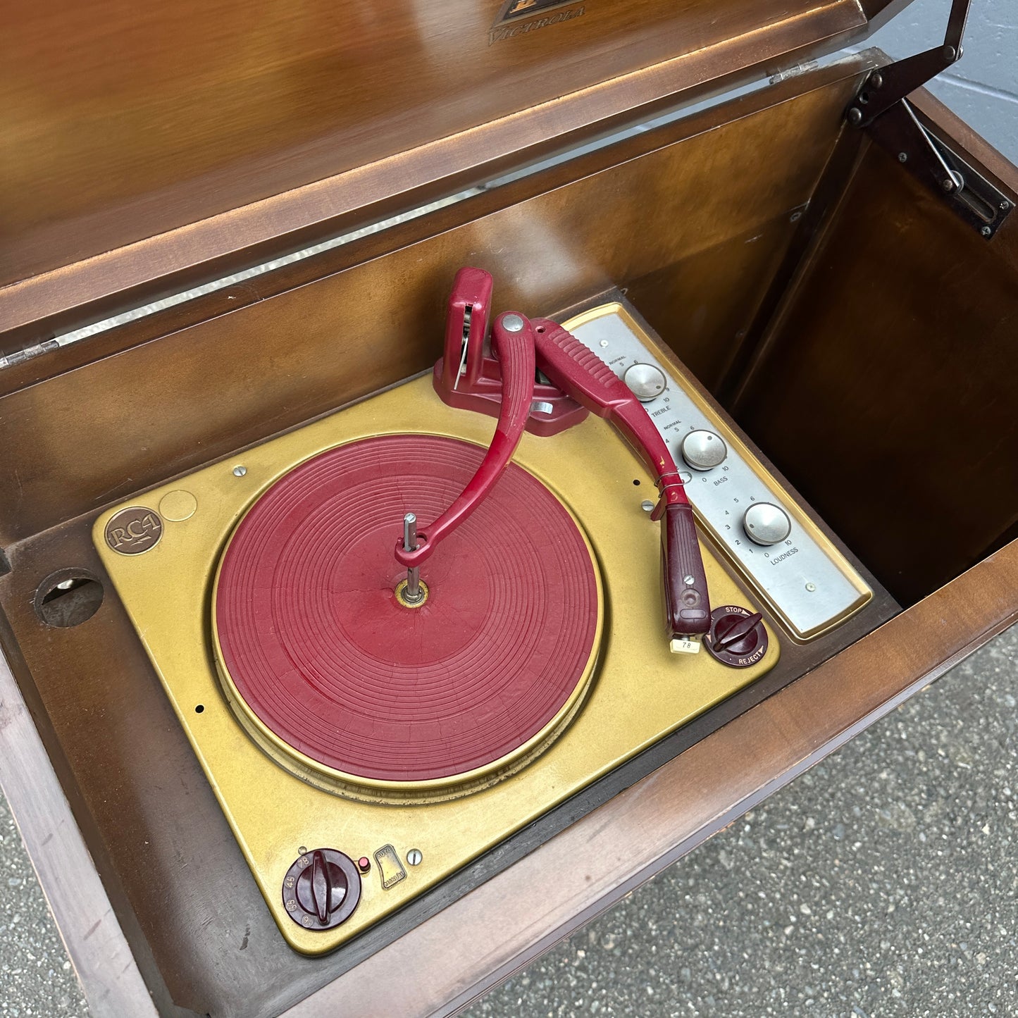 Mid-Century Modern RCA Record Player