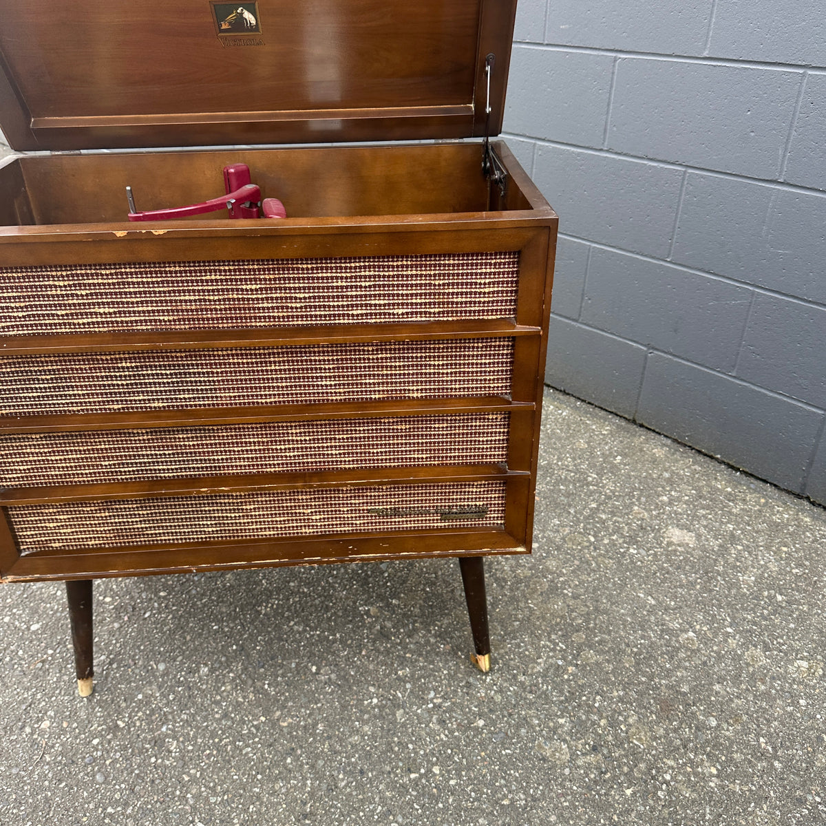 Mid-Century Modern RCA Record Player