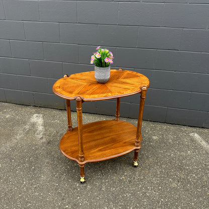 Antique Butler Bar Serving Cart