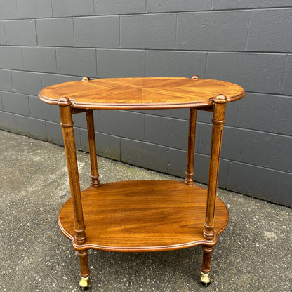 Antique Butler Bar Serving Cart