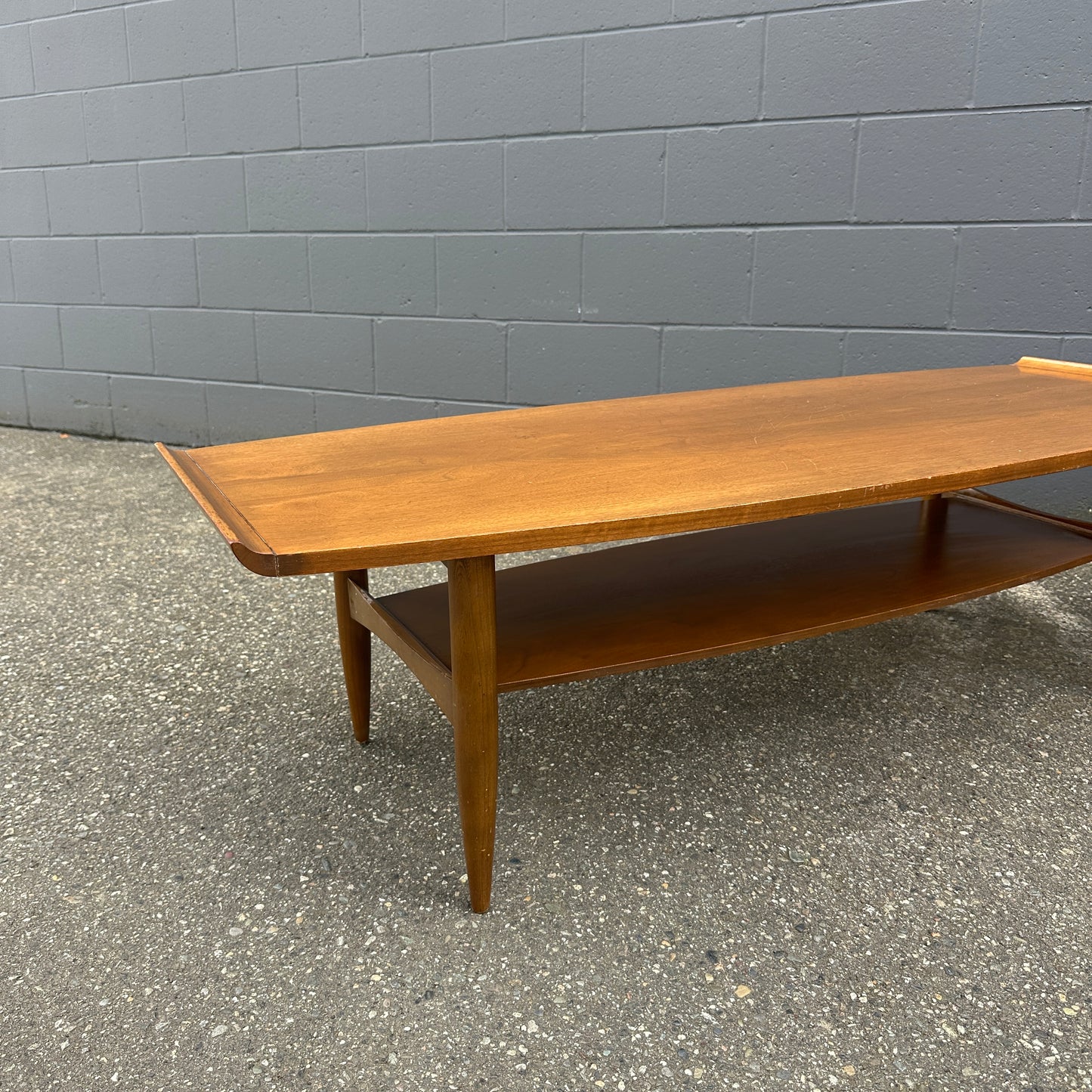 Vintage 1960s Deilcraft Walnut Coffee & End Table
