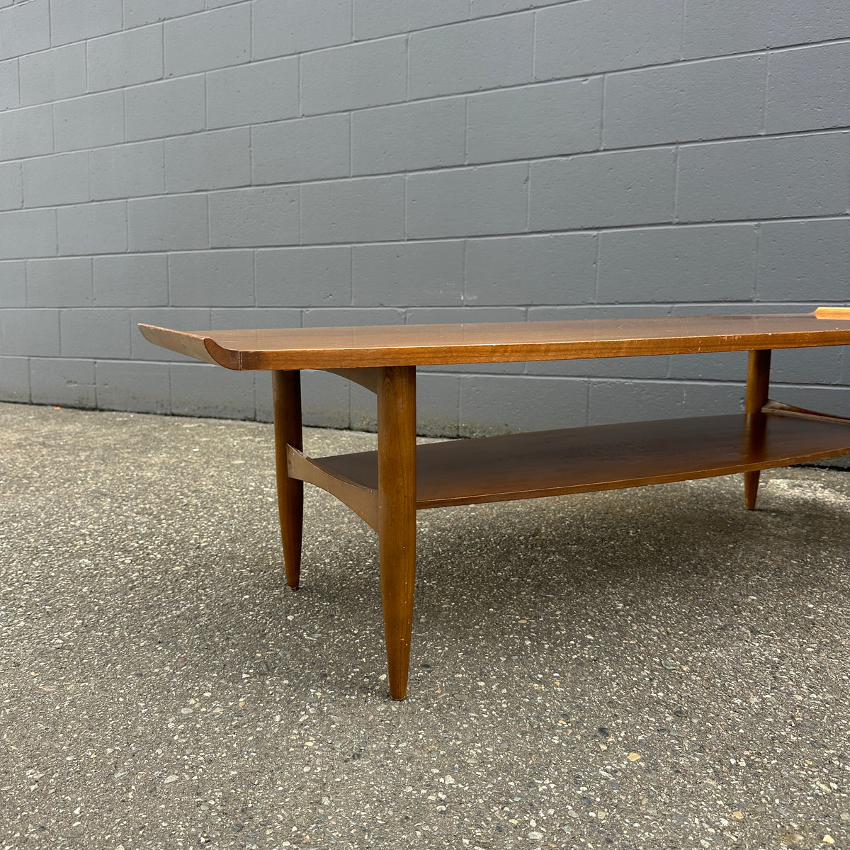 Vintage 1960s Deilcraft Walnut Coffee & End Table