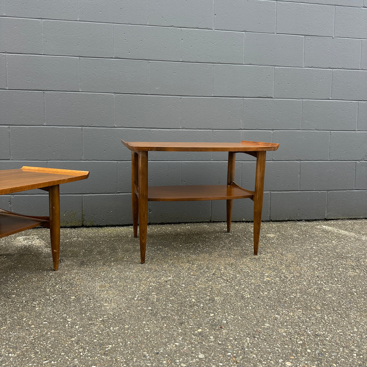 Vintage 1960s Deilcraft Walnut Coffee & End Table