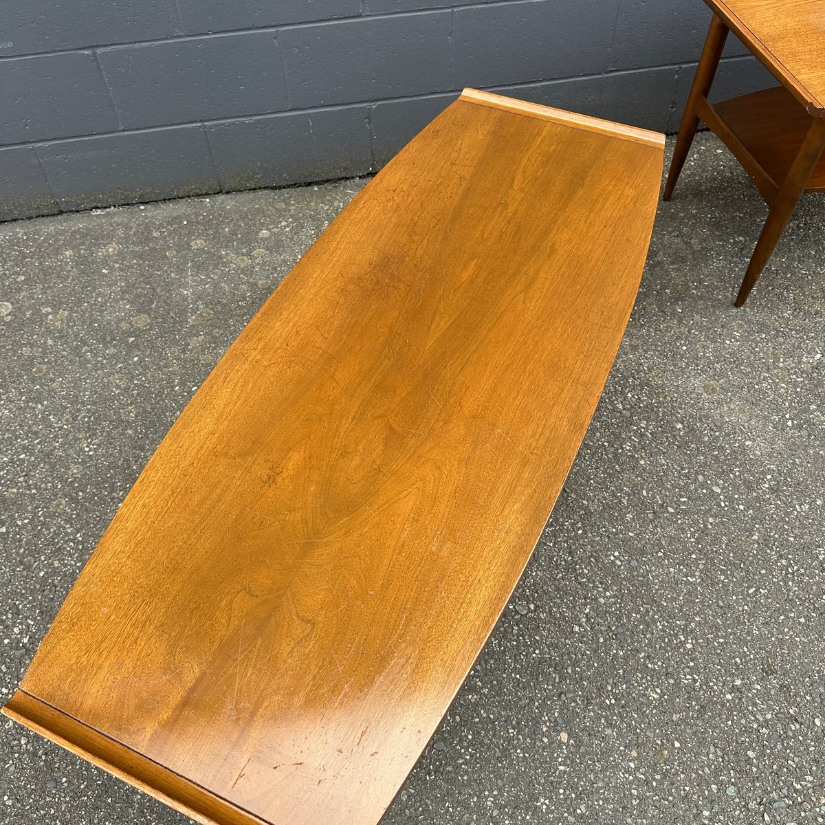 Vintage 1960s Deilcraft Walnut Coffee & End Table