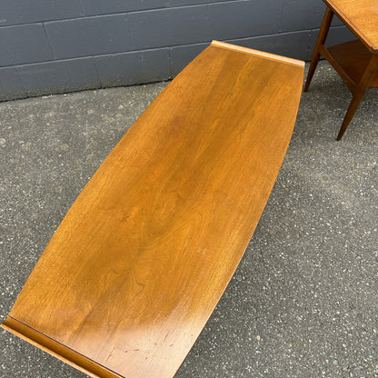 Vintage 1960s Deilcraft Walnut Coffee & End Table