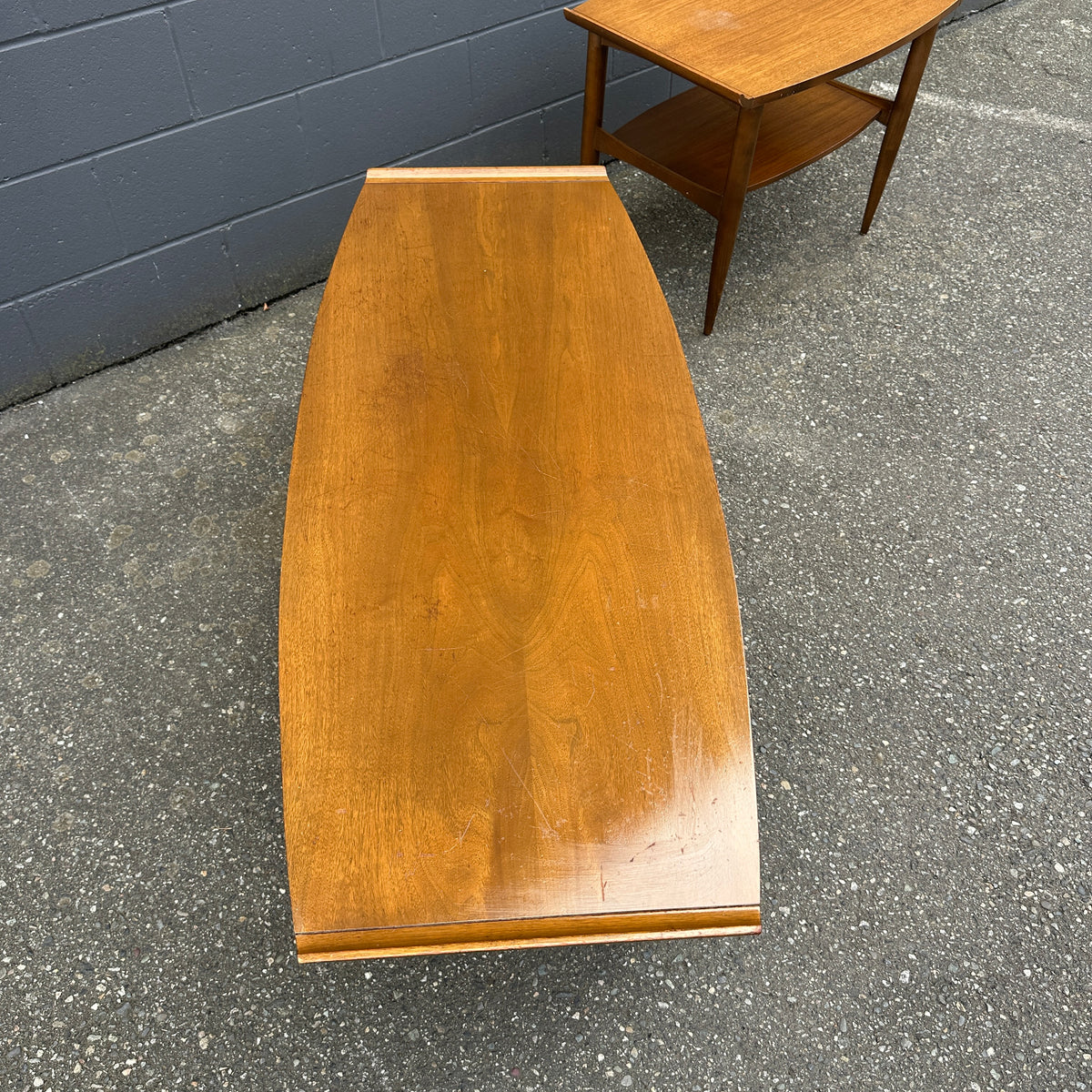 Vintage 1960s Deilcraft Walnut Coffee & End Table