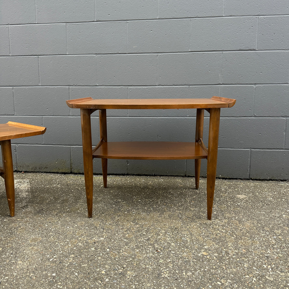 Vintage 1960s Deilcraft Walnut Coffee & End Table