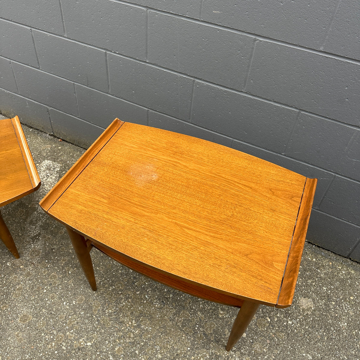 Vintage 1960s Deilcraft Walnut Coffee & End Table