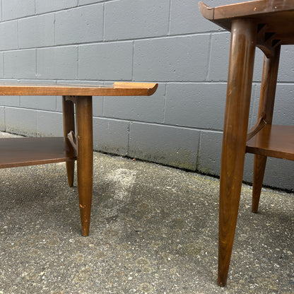 Vintage 1960s Deilcraft Walnut Coffee & End Table