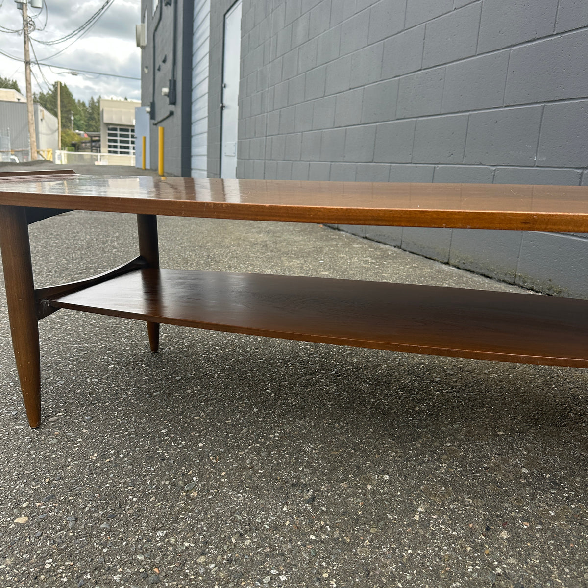 Vintage 1960s Deilcraft Walnut Coffee & End Table