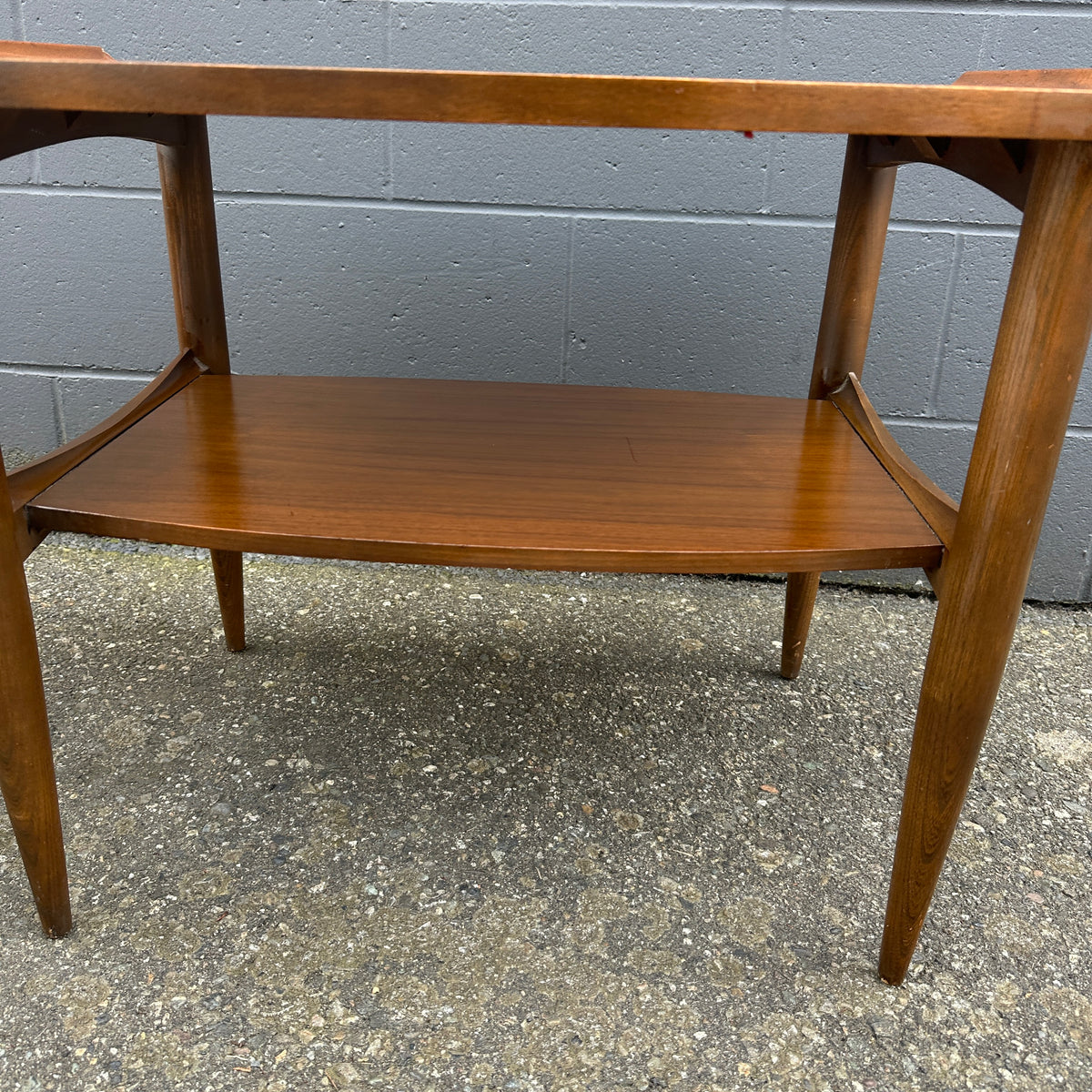 Vintage 1960s Deilcraft Walnut Coffee & End Table