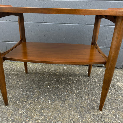 Vintage 1960s Deilcraft Walnut Coffee & End Table