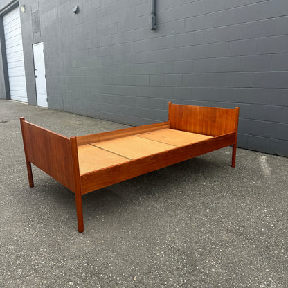 1960s Westnofa Norwegian Teak Twin Bed Frame