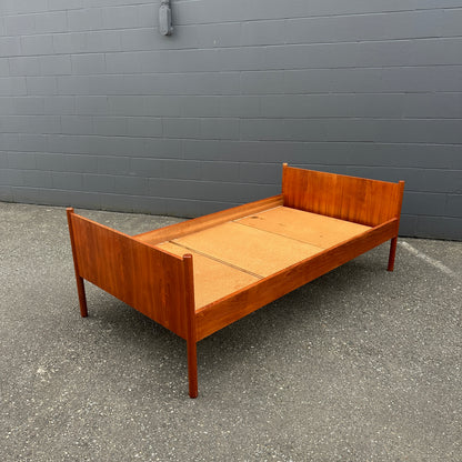 1960s Westnofa Norwegian Teak Twin Bed Frame