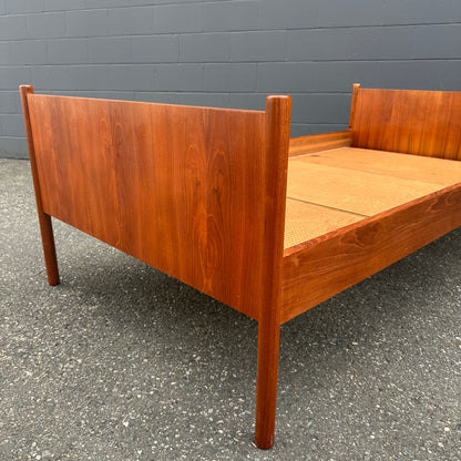 1960s Westnofa Norwegian Teak Twin Bed Frame