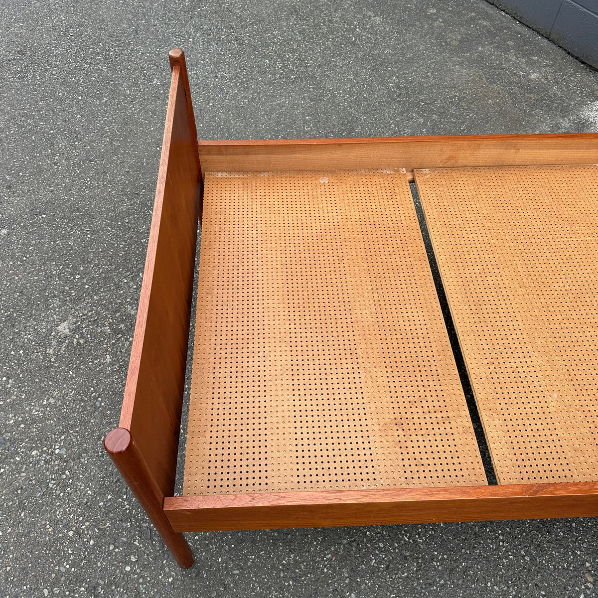 1960s Westnofa Norwegian Teak Twin Bed Frame