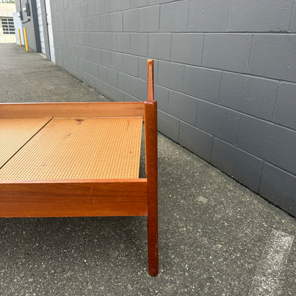 1960s Westnofa Norwegian Teak Twin Bed Frame