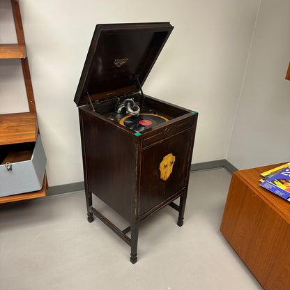 1920s Antique Victor Mahogany Phonograph